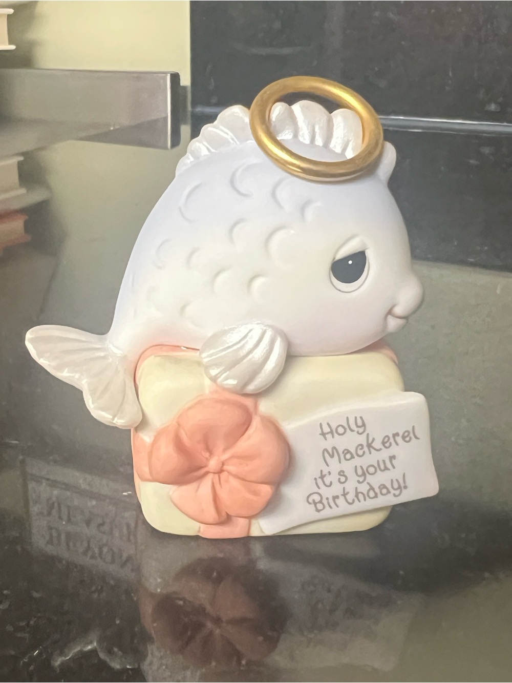 Vintage 2001 Precious Moments "Holy Mackerel It's Your Birthday!" Figurine 99489